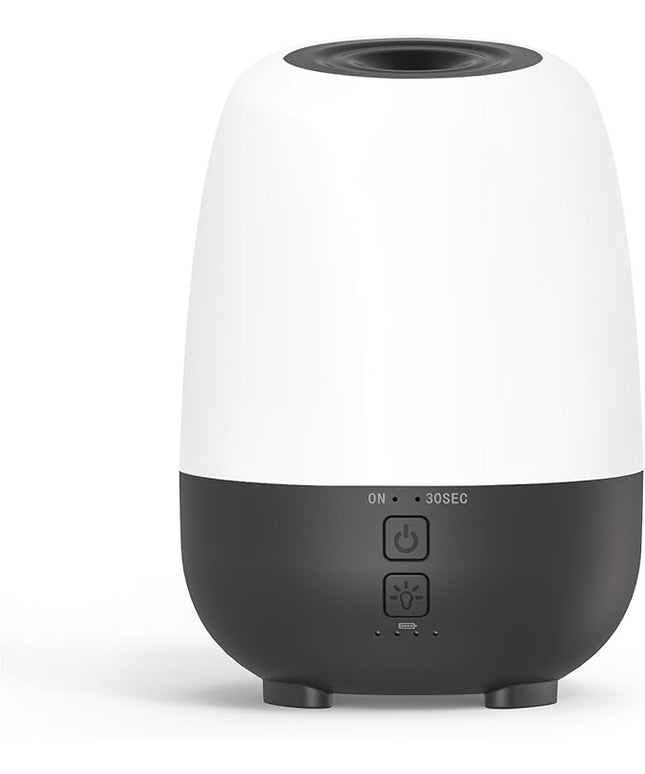 SEEDSEEL 150ML Rechargeable Battery Powered Essential Oil Diffuser, Cordless Portable Aromatherapy Diffuser,7-Hour Run time, 7-Color LED Lights