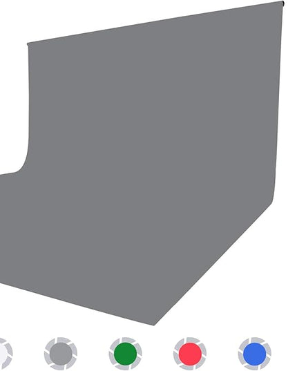 ISSUNTEX 5X6.5 ft Gray Background Backdrop,Photo Studio,Collapsible High Density Screen for Video Photography and Television