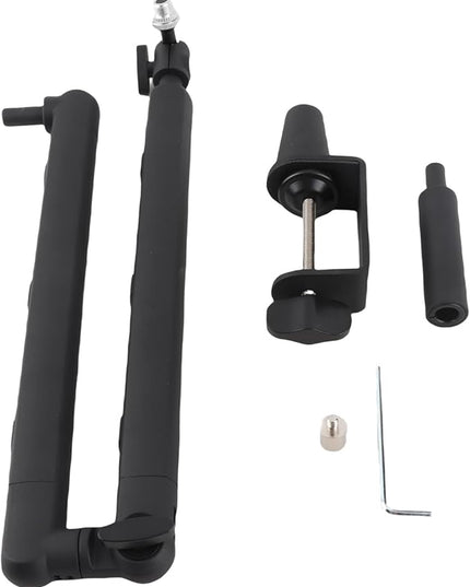 Boom Arm Mic Stand, Microphone Stand with Desk Mount Clamp Adjustable Boom Arm Streaming Accessories for Live Streaming Gaming