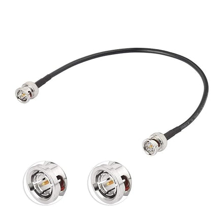 Superbat 3G 6G HD SDI Cable Short BNC Jumper Thin Belden 1855A - 1ft/12inches - Supports HD-SDI/3G-SDI/4K Recorder，Compatible with Blackmagic, Aja, Grass Valley,Precision SDI Video Cable