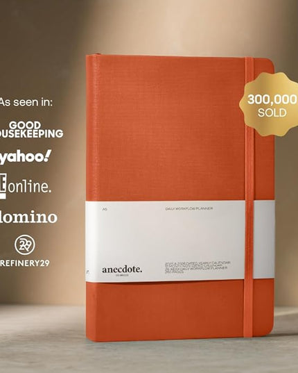 Anecdote 2026-2027 Planner: A Monthly, Weekly & Daily Planner with Calendar | 8.5" x 5.2" | Hardcover To-Do List Organizer, Planning Your Success, Start Anytime, Achieve Productivity Goals (Nutmeg)