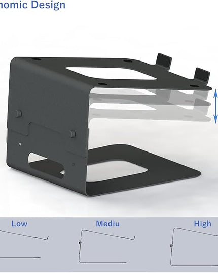 AEONS Desktop Stand, Ergonomic Adjustable Notebook Stand, Riser Holder Computer Stand Compatible with MacBook Air Pro, Dell, HP, Lenovo 10”-17" Laptops