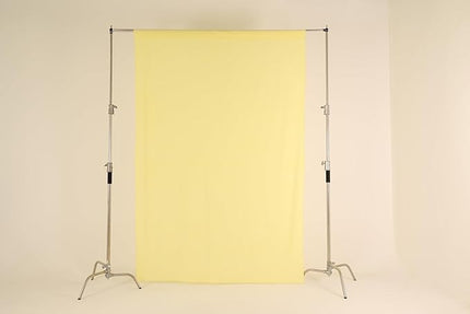 Kate 6ftX9ft Solid Light Yellow Backdrop Portrait Photography Background for Photography Studio Children and Headshots Yellow Backdrop Background