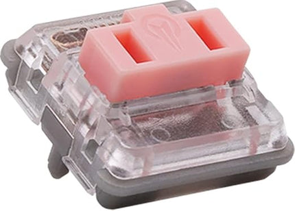 Kailh PG1350 Choc V1 Low Profile Keyboard Switches,5-Pin 20-70gf,Kailh Choc V1 Switch clicky&Linear and Tactile for Chocolate Mechanical Gaming Keyboard,Built-in LED Slot (Pink-35Pcs)