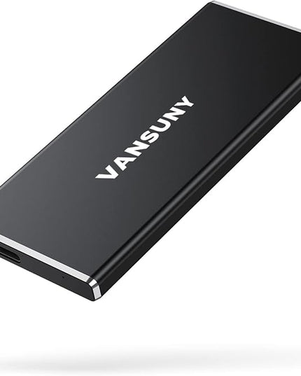 Vansuny 1TB Portable External SSD, USB 3.1 Gen2 500MB/s High-Speed Data Transfer, Metal USB C Mini Portable External Solid State Drive for PC, Laptop, Phones and More