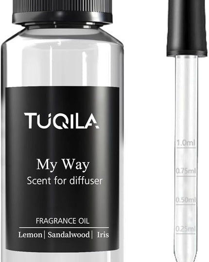 Tuqila Hotel Luxury Waterless Diffuser Oil My Way, Essential Scent Oil Usage Cold Air Waterless Diffuser, Scents Oils Bottle120 ML Home Natural Flavour