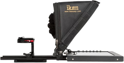 Ikan 12-inch Portable Teleprompter Kit, Adjustable Glass Frame, Easy to Assemble, Extreme Clarity (PT1200) - Black