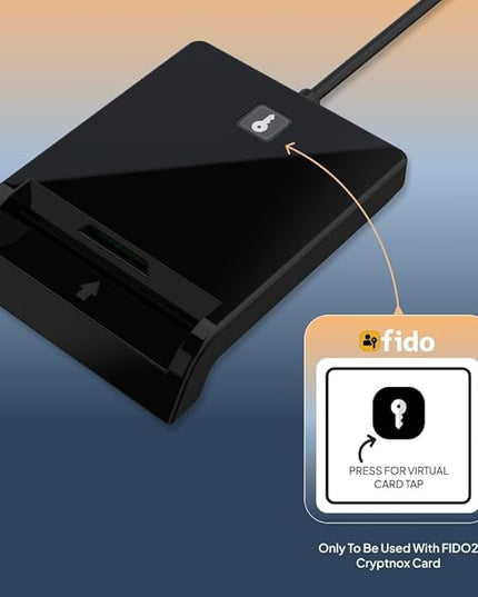 Contact Smart Card CAC Reader USB C & A, DOD Military USB Common Access CAC Reader Military, Compatible with Windows, Mac OS, Linux, CCID ISO7816, Rohs, CE Certified