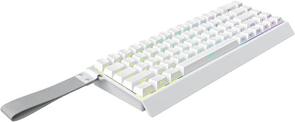 Mer68 LITE Wired 68 Keys, Magnetic Switch Mechanical Keyboard, 8KHZ Polling Rate/Latency As 0.125MS/64KHZ All Keys Scan Rate/ARGB, Hot Swappable Gaming Keyboard(White)