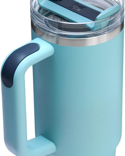 STANLEY Quencher H2.0 Tumbler with Handle and Straw 30 oz | Flowstate 3-Position Lid | Cup Holder Compatible for Travel | Insulated Stainless Steel Cup | BPA-Free | Agave