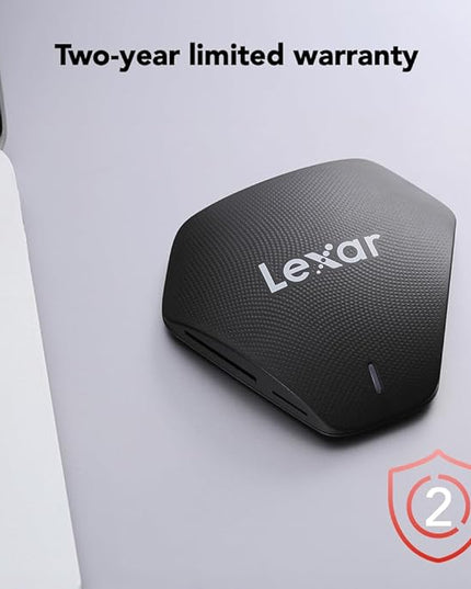 Lexar Professional Multi-Card 3-in-1 USB 3.1 Reader, Supports SD, microSD and CF Cards (LRW500URBNA)