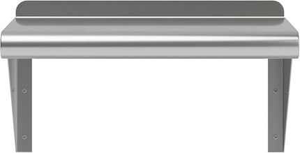 AmGood 10" X 16" Stainless Steel Wall Shelf | Metal Shelving | Garage, Laundry, Storage, Utility Room | Restaurant, Commercial Kitchen | NSF