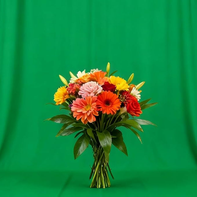 Green Screen Backdrop 10x7ft Photo Backdrop Chromakey Muslin Portrait Green Backdrop for PS Keying/Video Creation/Studio Portrait Shoots