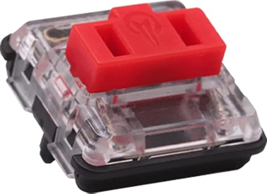 Kailh PG1350 Choc V1 Mechanical Keyboard Switch,Low Profile switches,Chocolate Silent Mechanical Clicky/Linear/Tactile Switches,RGB SMD LED 5-Pin Kailh Switches(Red-70Pcs