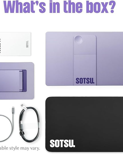SOTSU FlipAction Touch 14" Premium Portable Monitor SFA14TCLL | FHD IPS Pivoting Dual Laptop Screen | Touchscreen for Cellphone, Gaming, and Travel | PC, Chrome, Android, DeX Compatible