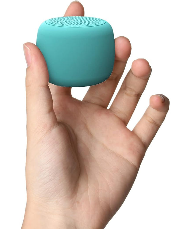 Babelio White Noise Sound Machine for Adults Kids Baby, Mini, 15 Non-looping Sounds, Timer, Memory Function, Easy to Pocket and Travel Cyan