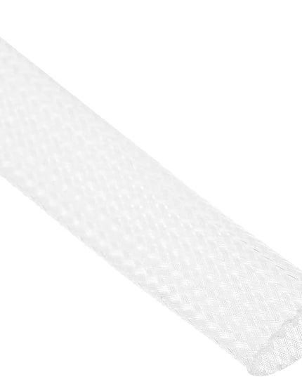 uxcell PET Expandable Sleeving 10ft 1/2" Clear Cable Management Sleeve Cord Organizer for Wrap Protect Cable
