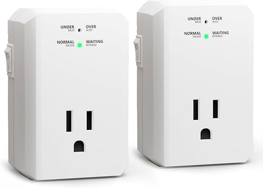 BSEED Single Outlet Surge Protector, Small Surge Protector Wall Tap with Ground Protected Light Indicators for Refrigerators, PC, TV, Xbox Series X, PS5 and Home Appliances, 15A, 1875W, 120V, 2 Pack