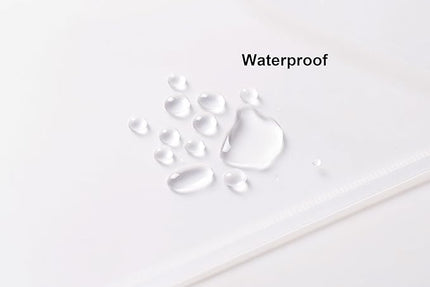 8.5 x 11 Vertical Clear Letter Sized Plastic Envelopes Document File Storage Holder 20 Pack Hook Loop Closure