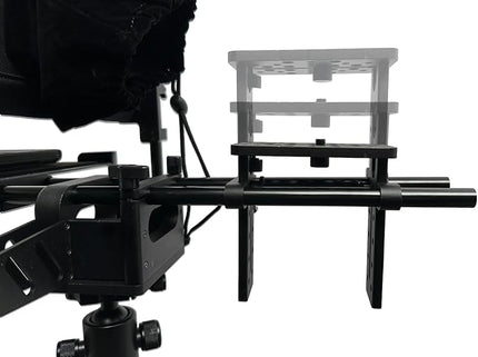 Glide Gear TMP 1000 Teleprompter – All Camera & Smartphones, Tablets – 17" Glass, Tray, Hard Case, No Assembly