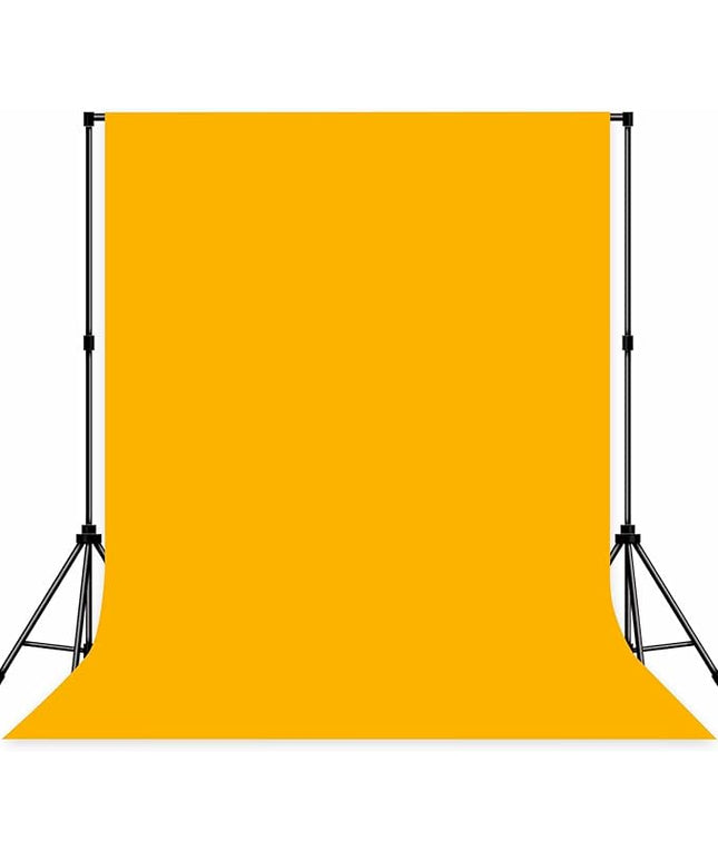 Photo Backdrop Yellow Screen Background Fabric Professional Photography Solution 5x7ft Seamless Design Eliminate Wrinkles Short Video Food Photography Summer Theme Event