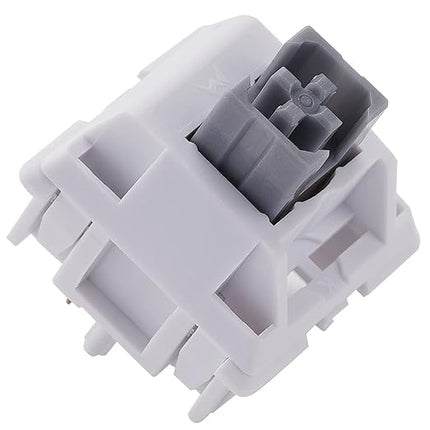 WS Grey Tactile Mechanical Keyboard, 5 Pin Pre-Lubed Quiet Tactile Switches for Mechanical Gaming Keyboard (35pcs)