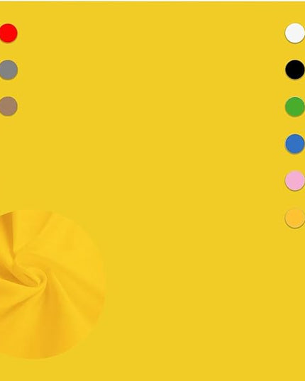 5x7 Ft Yellow Background Backdrop for Photography Seamless Photo Booth Backdrop for Photoshoot Photography Background Screen Video Recording Parties Curtain