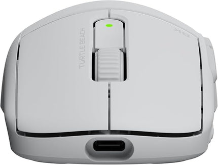Turtle Beach Burst II Pro Wireless Esports Gaming Mouse, 8000 Polling, 57g Ultra Lightweight, 150-Hr Rechargeable Battery, Optical Switches, 30000 DPI Optical Sensor, 8 Inputs, Bluetooth – White