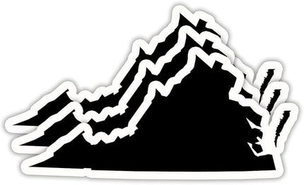 (3PCS) Virginia State Map Stickers, US State Stickers - Waterproof Vinyl Decals for Tumblers, Water Bottles, Laptops, Books, Scrapbooks, Great for Virginia Lovers 3 x 1.5 Inch