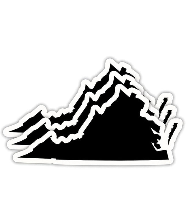(3PCS) Virginia State Map Stickers, US State Stickers - Waterproof Vinyl Decals for Tumblers, Water Bottles, Laptops, Books, Scrapbooks, Great for Virginia Lovers 3 x 1.5 Inch