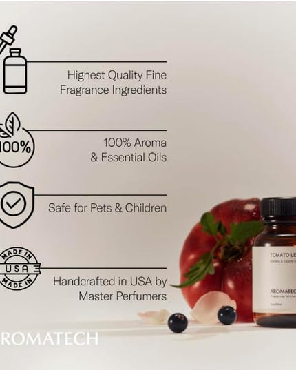 AromaTech Tomato Leaf Essential Oils - for Aroma Oil Scent Diffusers (60 mL, Tomato Leaf)