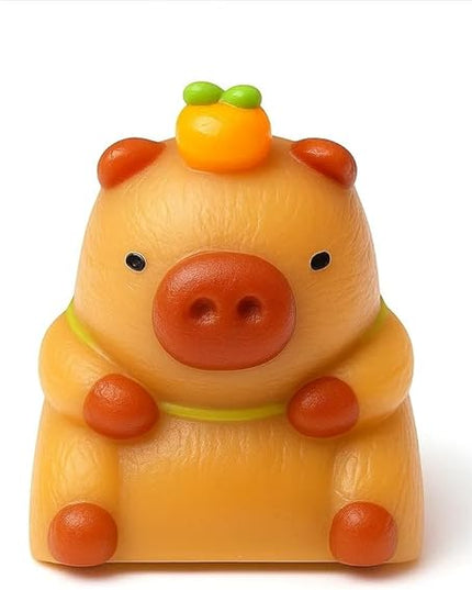 Cute Capybara Artisan Keycap R1 SA Profile Custom Cartoon Replacement Keycaps 1U ESC Handmade Gaming Resin Key Cap Cherry MX Switch Compatible Mechanical Keyboard Lover Gift
