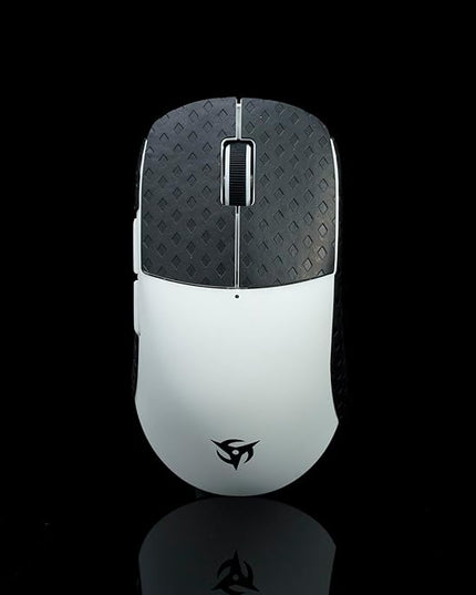 Grip Tape for Vaxee x Ninjutso Sora 4K - Anti-Slip,Enhanced Control, Sweat Resistance,Improves FPS Gaming Grip & Mouse Protection [Pre-Cut] Black 0.4mm