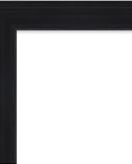 Amanti Art Black Framed Magnetic Board 25x53 Oversize Vision Board for use with Magnets, 100% Metal Sheet to Display Items as Office Decor or for Home Organization in mudroom, Kitchen or Kids Room