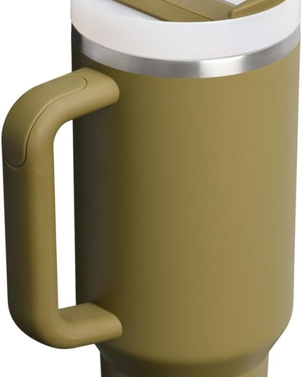 STANLEY Quencher H2.0 Tumbler with Handle and Straw 40 oz | Flowstate 3-Position Lid | Cup Holder Compatible for Travel | Insulated Stainless Steel Cup | BPA-Free | Exclusive Thyme