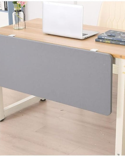Desk Privacy Divider, Desk Divider Sound Proof Dividers Privacy Shields for Under The Table Privacy Panels for Students and Office Divider(Gray,120X40cm)