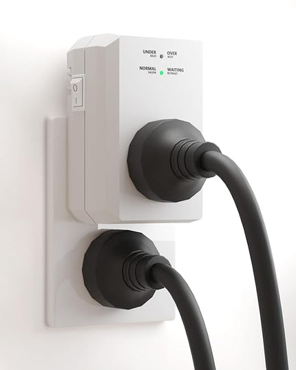 BSEED Single Outlet Surge Protector, Small Surge Protector Wall Tap with Ground Protected Light Indicators for Refrigerators, PC, TV and Home Appliances, 15A, 1875W, 120V, 1 Pack