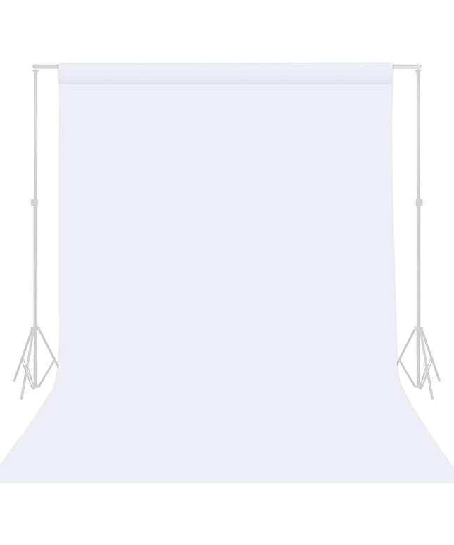 TRLYC White Photography Backdrop - 10 x 10 FT White Backdrops for Photoshoot Backdrops for Parties Curtain Photographic Studio Photo Backgrounds Background Screen Parties Curtain