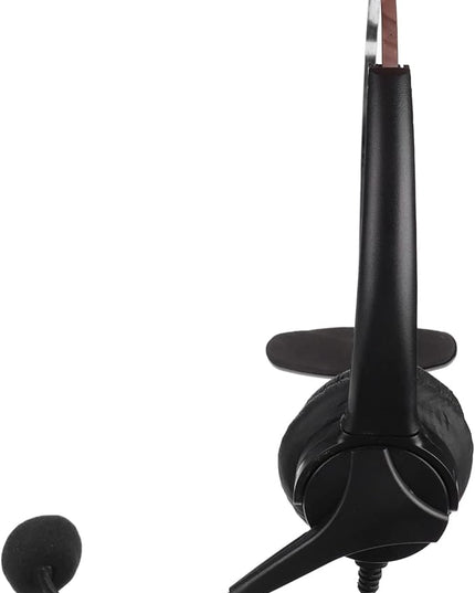 SparkFeng RJ9 Telephone Headset, Professional Call Center Headset with Noise Reduction Microphone, Wired Office Headset for Customer Service, Lightweight Comfortable Earphones with Adjustabl
