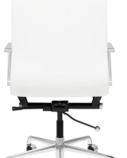 Laura Davidson Furniture SOHO II Tall Back Padded Management Chair (White)