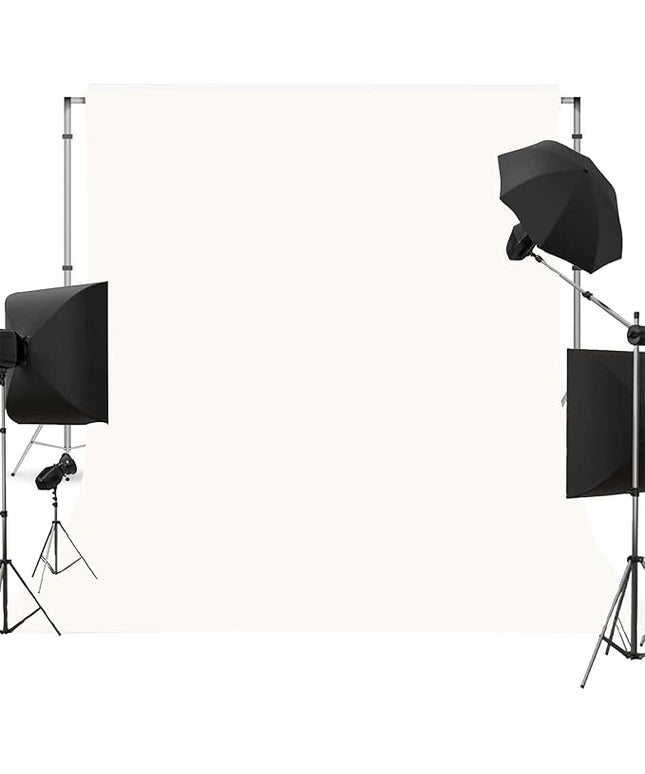 Ivory Photo Backdrop for Photoshoot Ivory Background for Photography Photo Backdrop Curtain for Party 8x10 FT