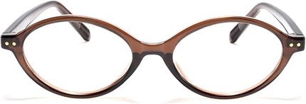 TIJN Olisa Blue Light Blocking Glasses for Women Men,Oval Glasses Frame Bluelight Glasses for Gaming/Computer/Screen