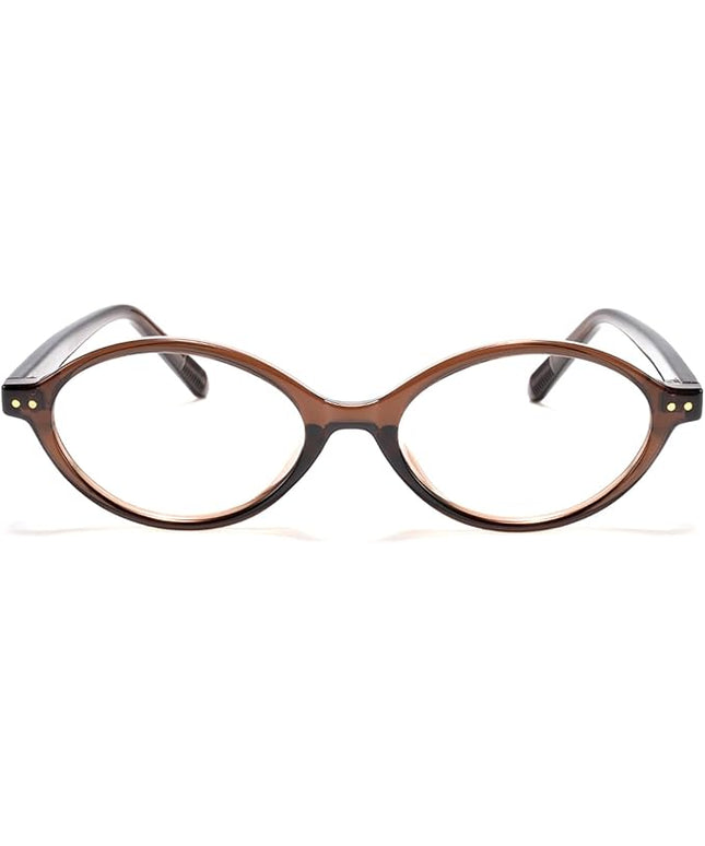 TIJN Olisa Blue Light Blocking Glasses for Women Men,Oval Glasses Frame Bluelight Glasses for Gaming/Computer/Screen