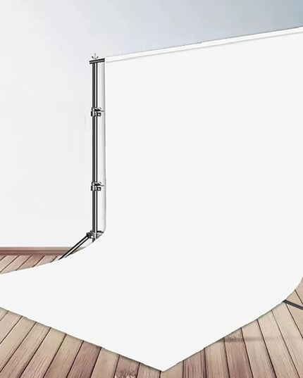 Solid Photography Backdrop Background Chromakey Muslin Portrait Background Screen for Photo Video Studio… (White, 6x9ft)