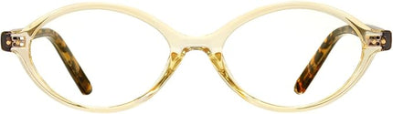 TIJN Olisa Blue Light Blocking Glasses for Women Men,Oval Glasses Frame Bluelight Glasses for Gaming/Computer/Screen