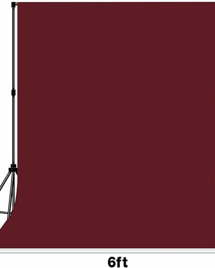 Photo Backdrop Wine Red Background Cloth Professional Photography 6x9ft Seamless Design to Eliminate Wrinkles Wedding Luxury Theme Decoration Art Exhibition Gallery Display