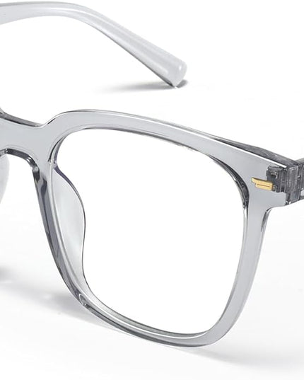 PANNER Oversized Square Blue Light Blocking Glasses for Women Men Anti Glare Reduce Eyestrain Computer Glasses