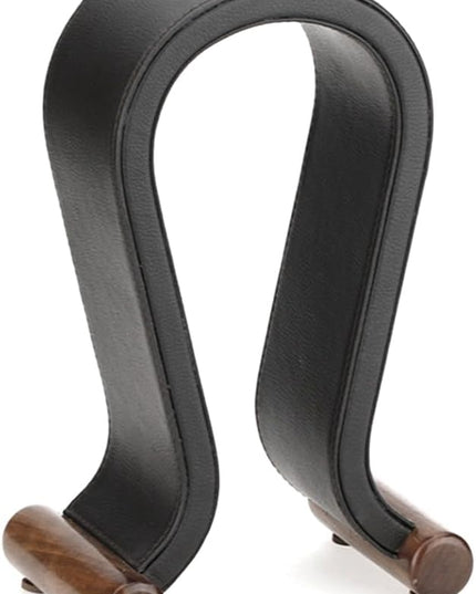 TKOWTB U Shape Leather Headphone Holder Headset Display Stand for PC Gaming Earbuds Shelf Hanger,Black