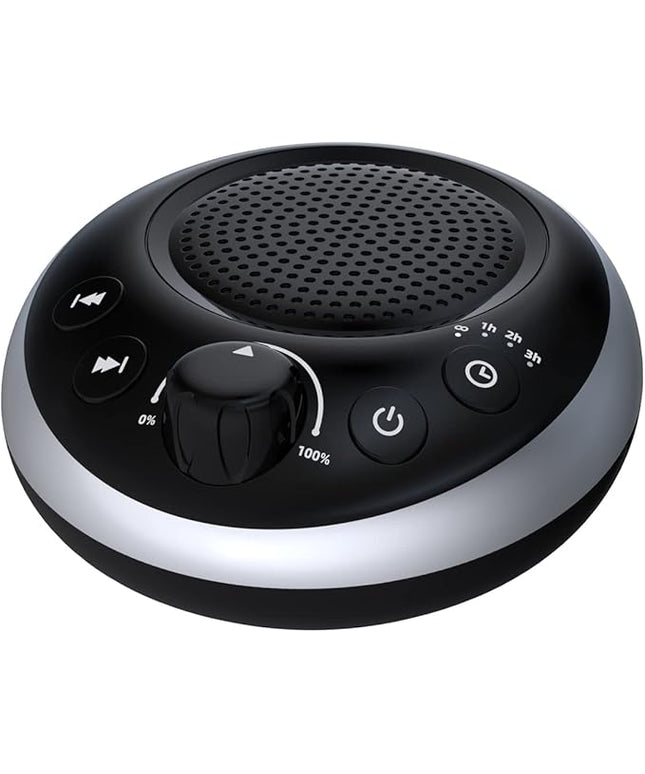 Rechargeable Portable Brown Noise Machine 2000mAH Large Battery Sound White Noise Machine 30 Soothing Sounds for Baby Kids Adults Sleep Machine Auto-Off Timer for Travel Camping and Home