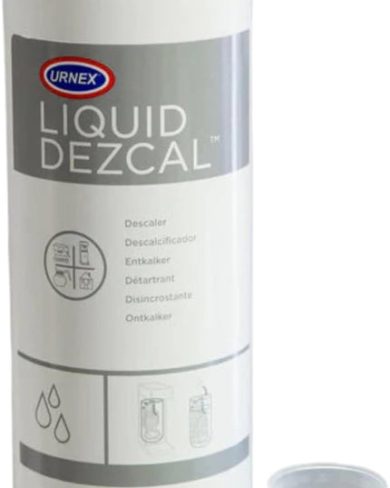 Urnex Liquid Dezcal Activated Descaling Solution - 33.6 Ounce (8 Uses) - For Use With Keurig 1.0/2.0, Home Coffee and Espresso Machines, Kettles, Garment Steamers